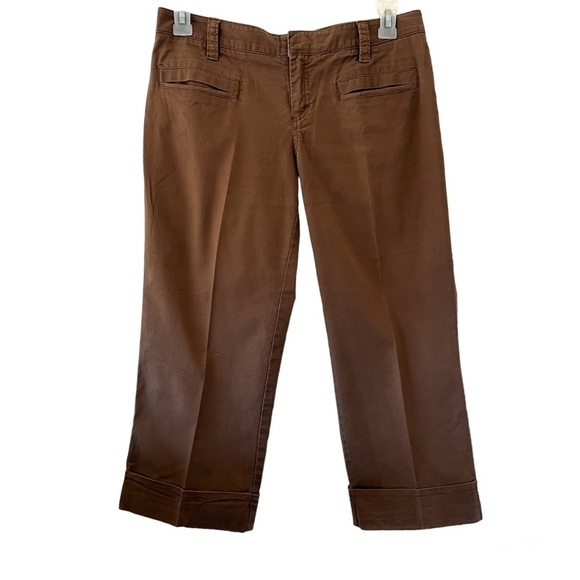 Tommy Hilfiger Brown Cropped Capri Pants - Picture 1 of 4